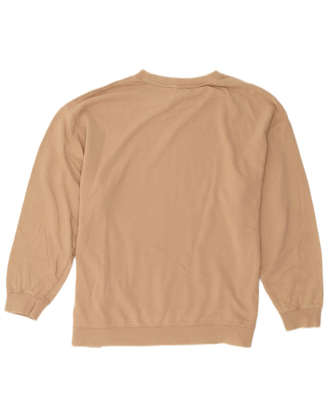 Zara Dame Oversized Sweatshirt Jumper UK 14 Large Beige