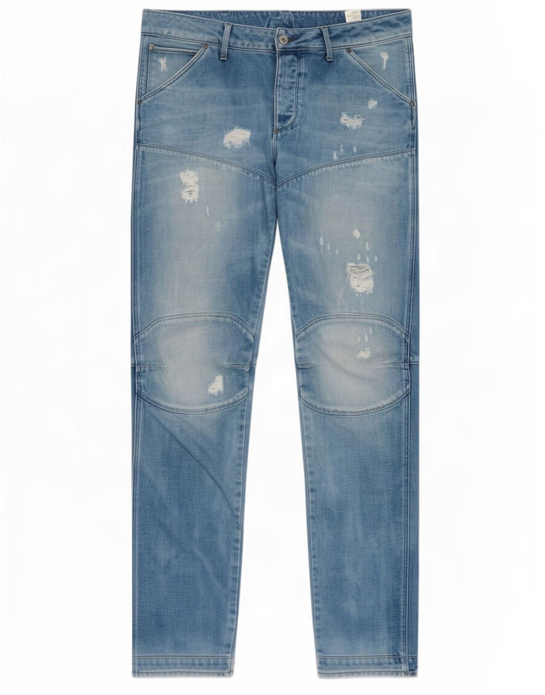 G-Star Herre Distressed Slim Jeans W34 L36 Blå Bomuld