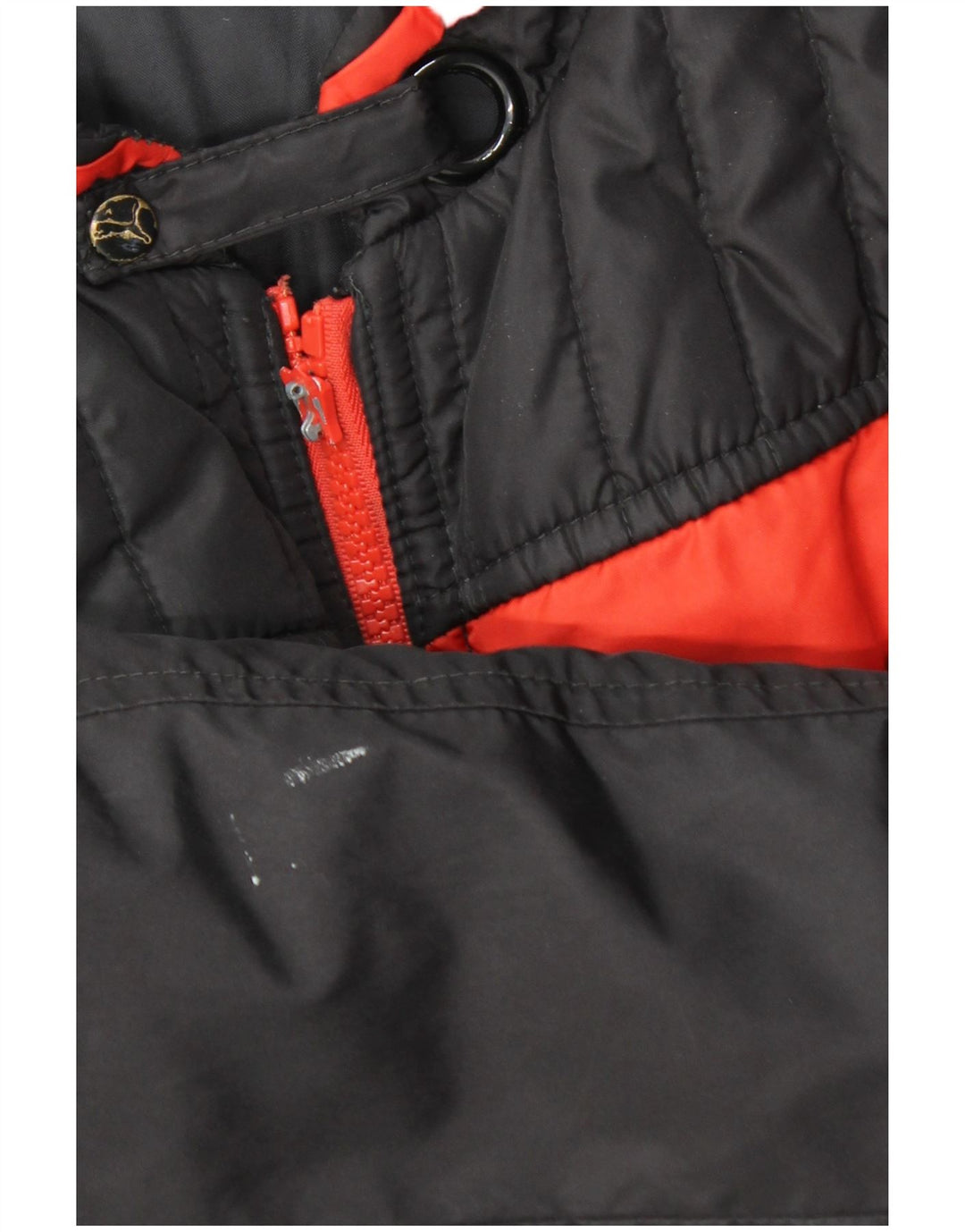 PUMA Polstret herrejakke UK 38 Medium Sort Colourblock