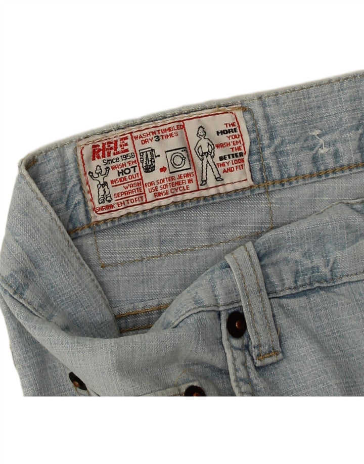 RIFLE Mens Denim Shorts W32 Medium Blue Vintage Rifle and Second-Hand Rifle from Messina Hembry 