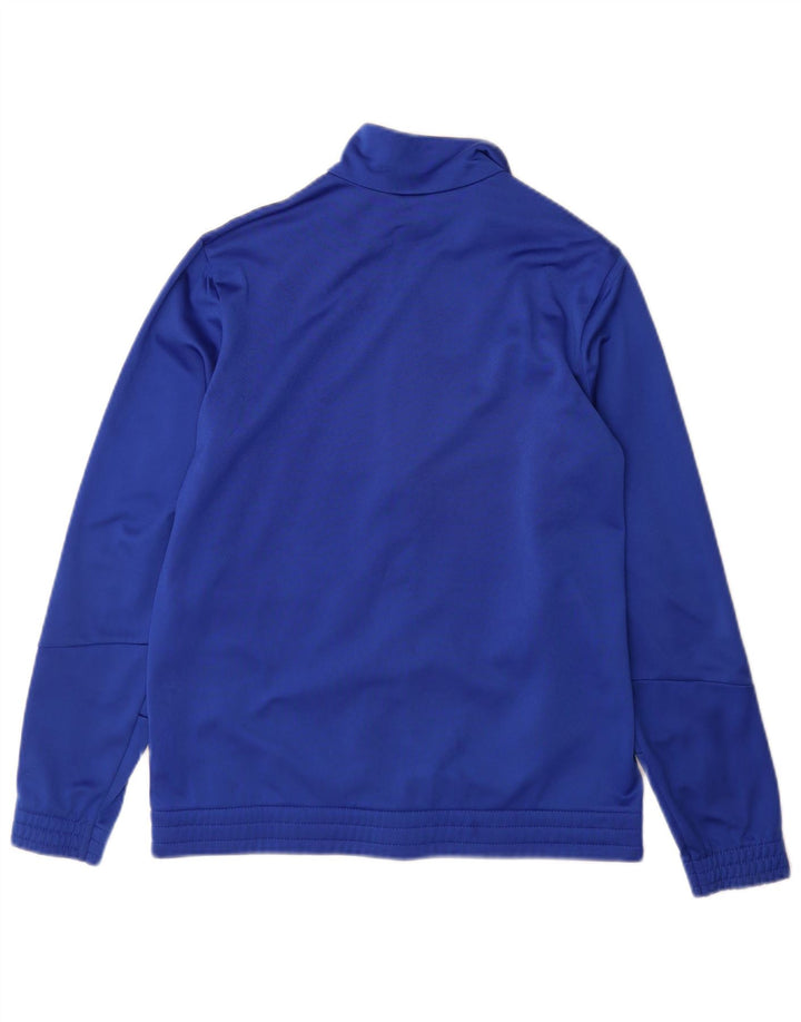 Adidas Drenge Træningsdragt Topjakke 13-14 År Blå Polyester