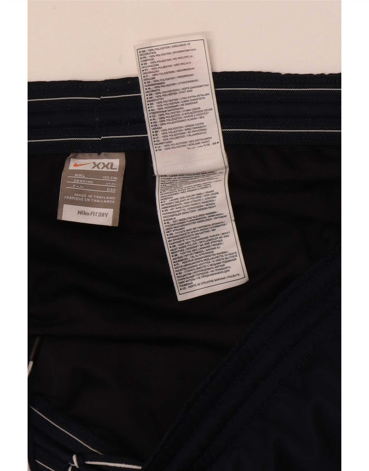 Nike Sportsshorts til mænd UK 40/42 2XL Navy Blue Polyester
