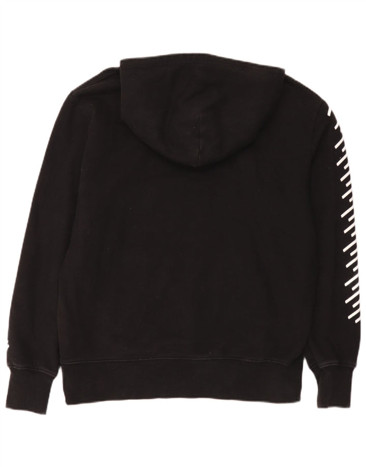 Superdry Grafisk hættetrøje til mænd, stor sort bomuld