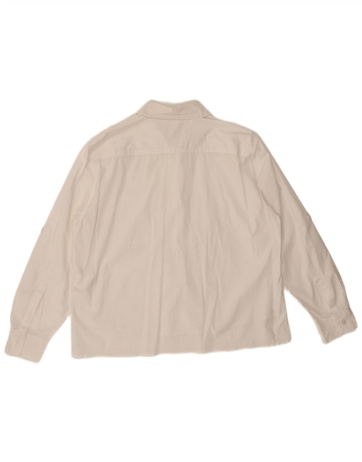 Marella Dameskjorte UK 12 Medium Hvid Bomuld
