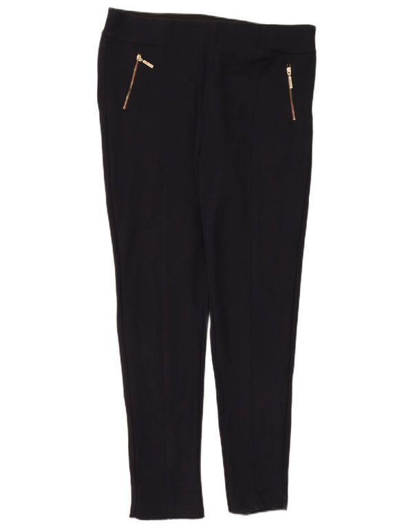 Marks & Spencer Dame Slim Casual Bukser UK 16 Large W34 L28 Sort