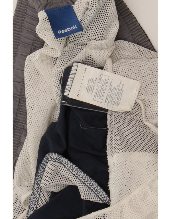 REEBOK Mens Swimming Shorts XL  Navy Blue Cotton