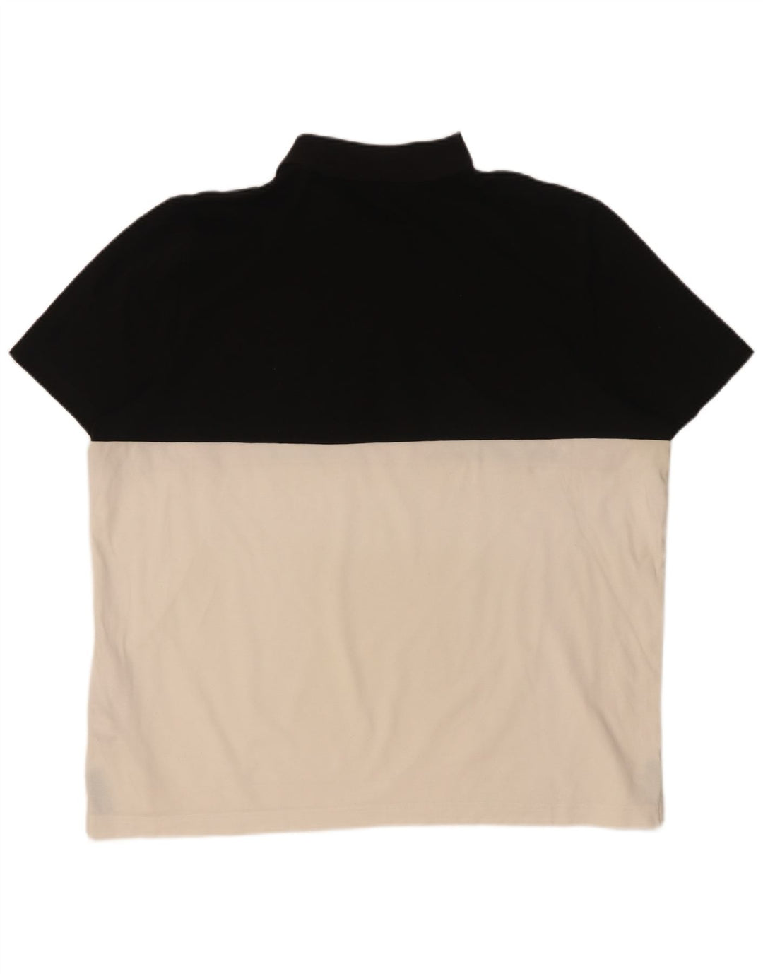 Lacoste Polo Shirt til mænd XL Sort Colourblock Bomuld