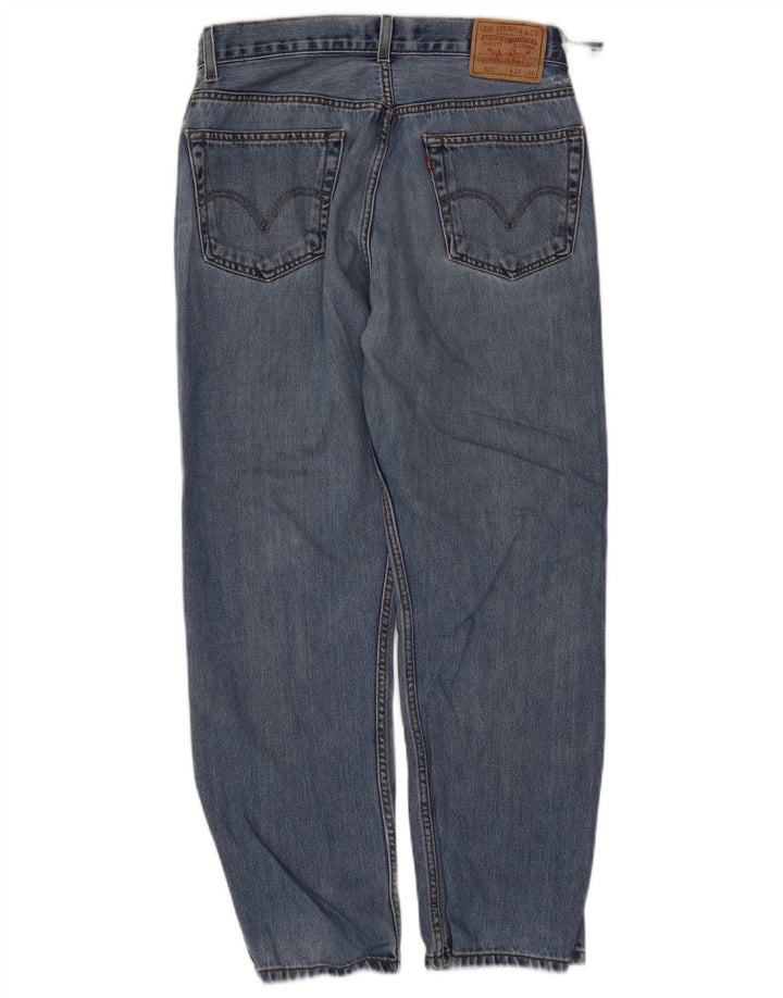 Levi's Herre 505 Regular Fit Straight Jeans W34 L30 Blå Bomuld