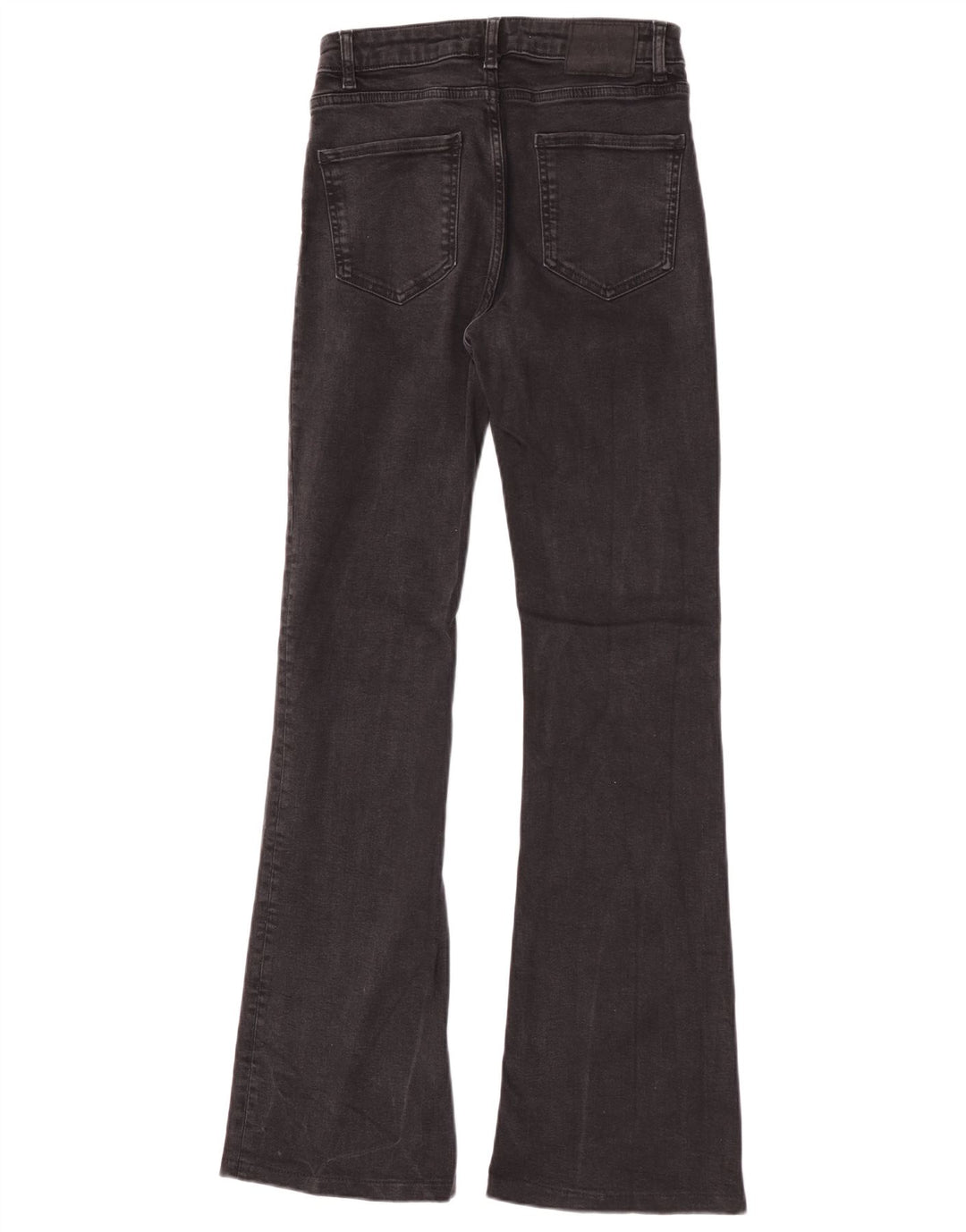 Zara Dame Flared Jeans EU 38 Small W28 L32 Sort
