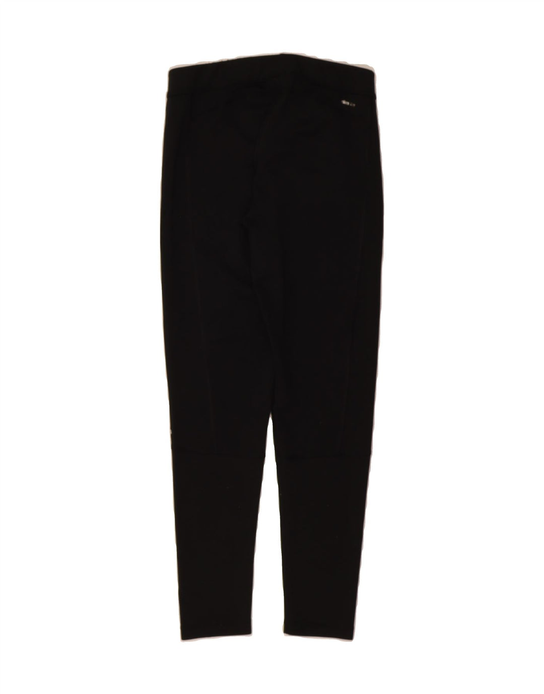 ADIDAS Womens Leggings UK 12/14 Medium  Black Polyester Vintage Adidas and Second-Hand Adidas from Messina Hembry 
