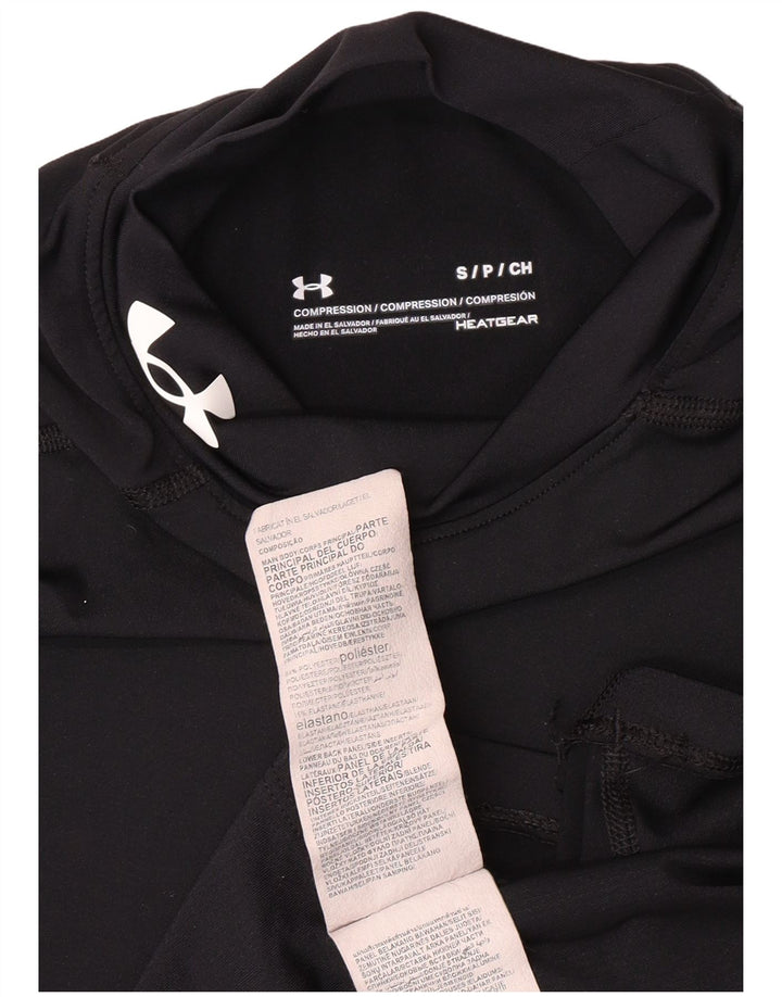 UNDER ARMOUR Compression Top Langærmet UK 8 Small Black Polyester