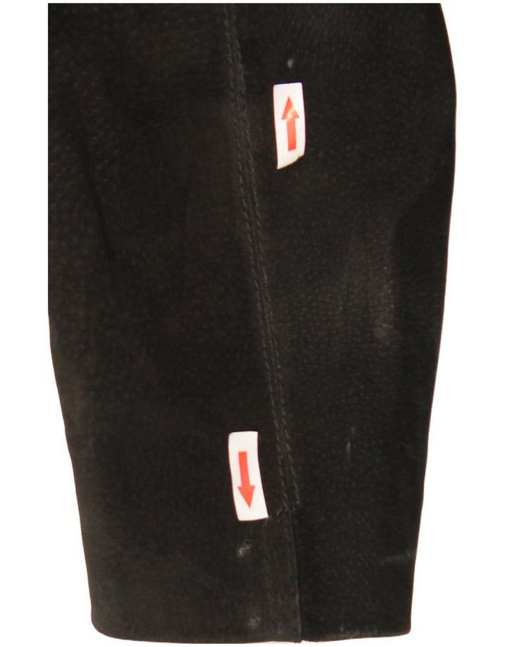Vintage herre 3-knaps ruskind blazerjakke UK 38 Medium Black