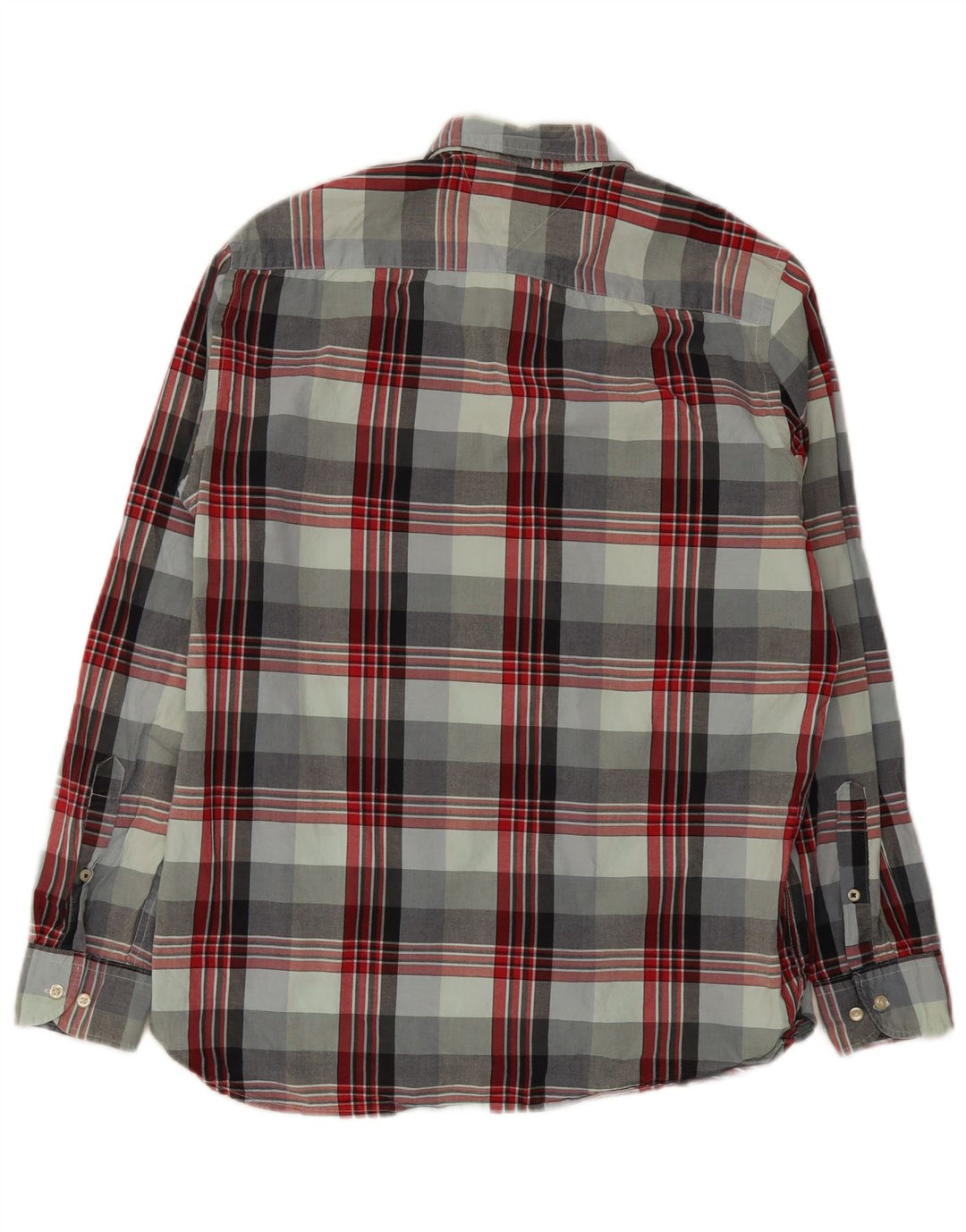 Tommy Hilfiger Herre Regular Fit skjorte Stor flerfarvet ternet bomuld