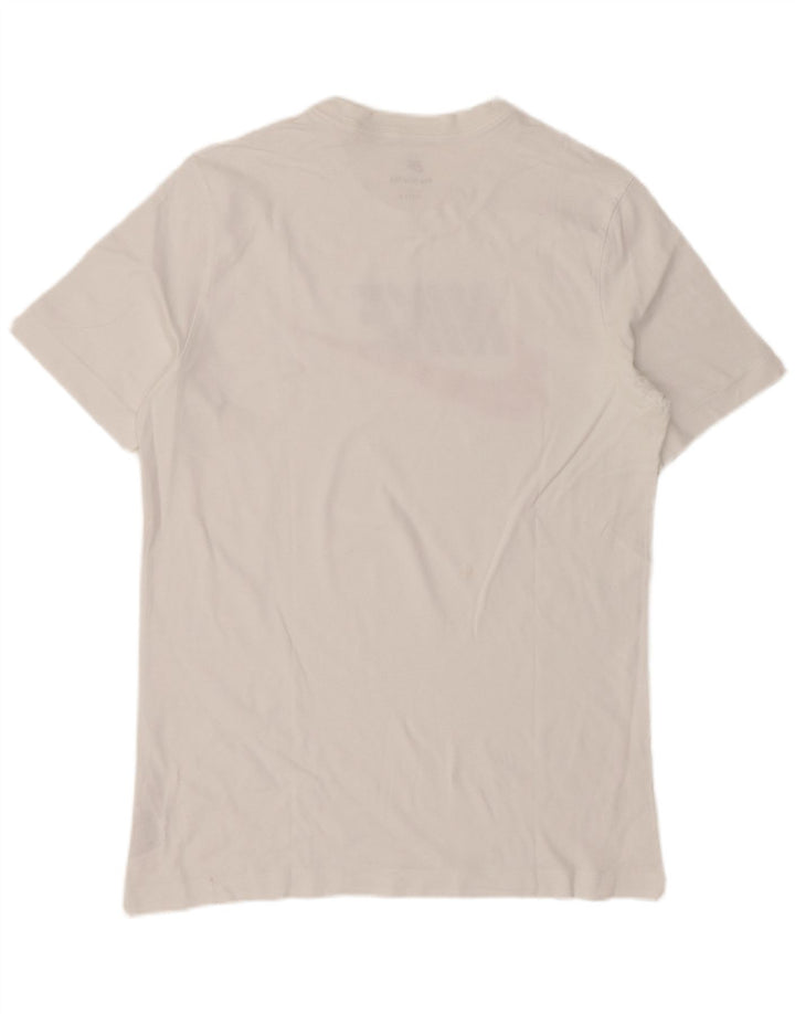 Nike grafisk T-shirt top til mænd, stor hvid bomuld