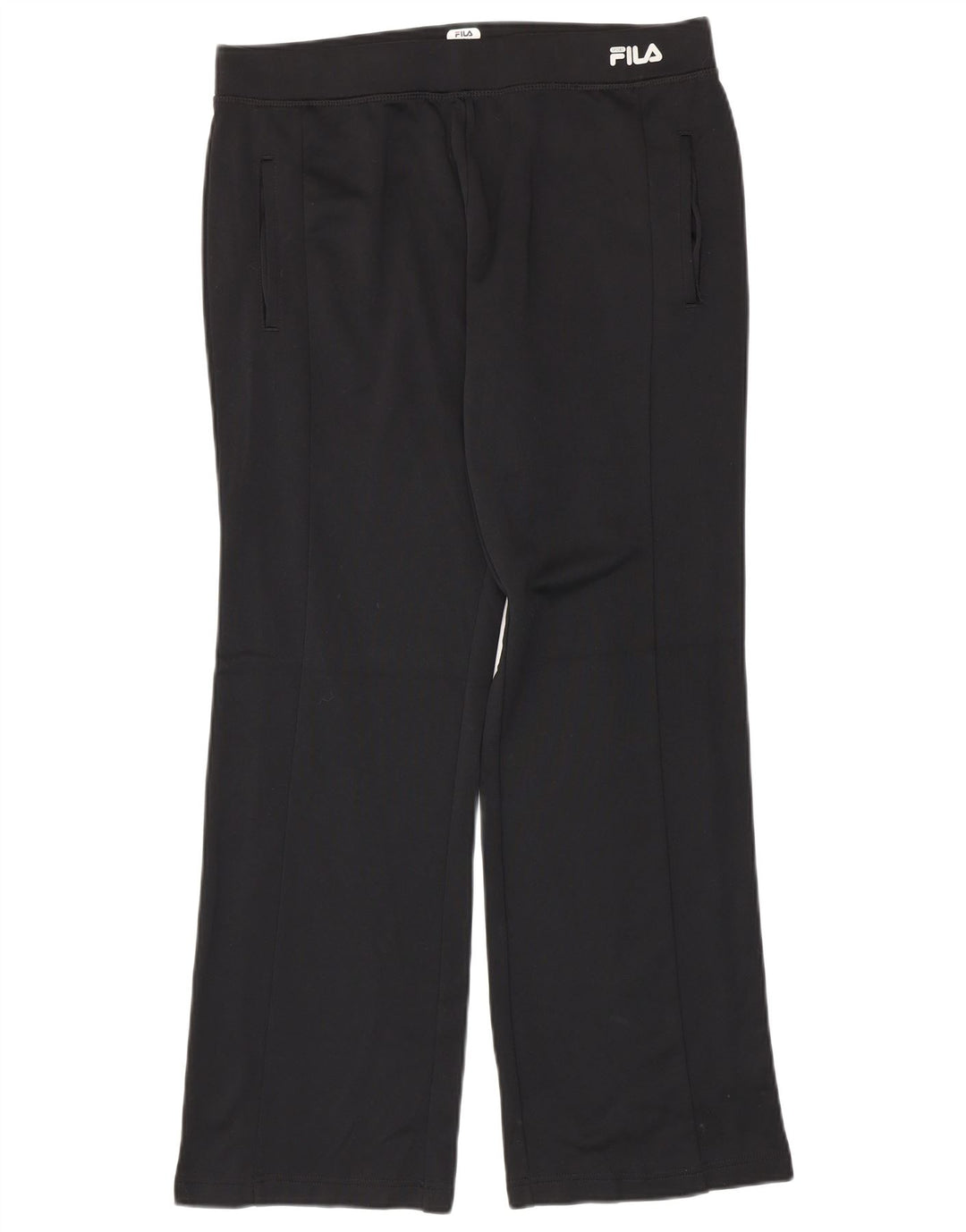 Fila Træningsdragtsbukser til kvinder UK 16 Large Black Polyester