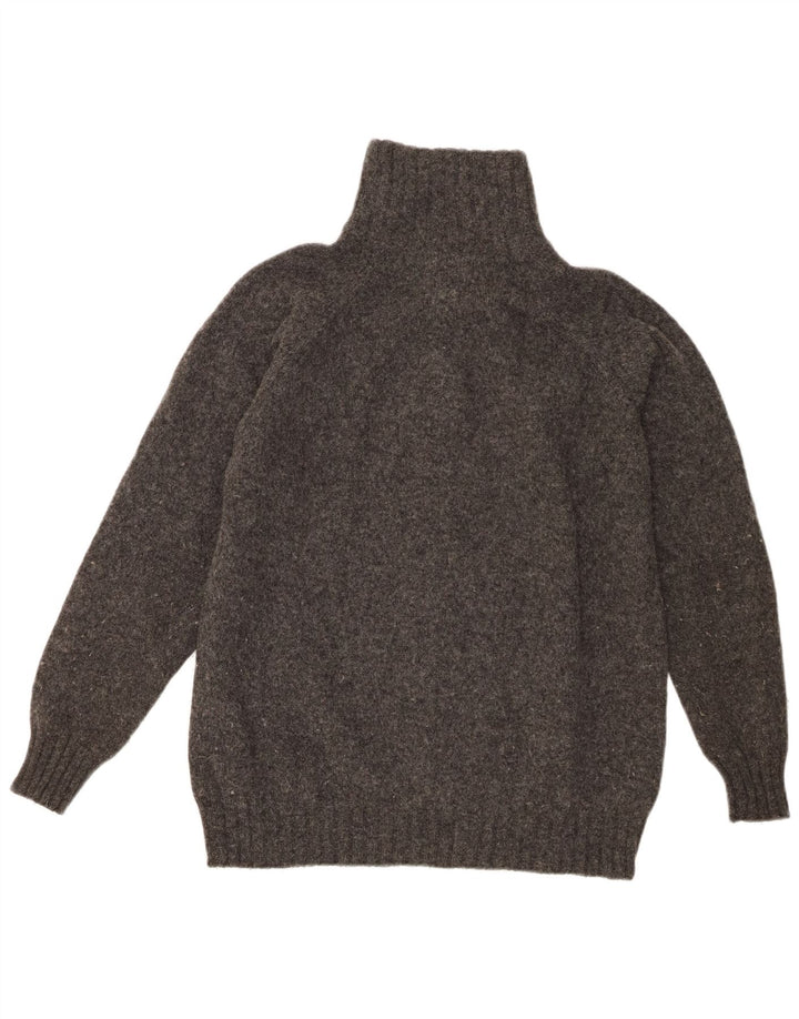 Zara Herre Cardigan Sweater Stor Grå Uld