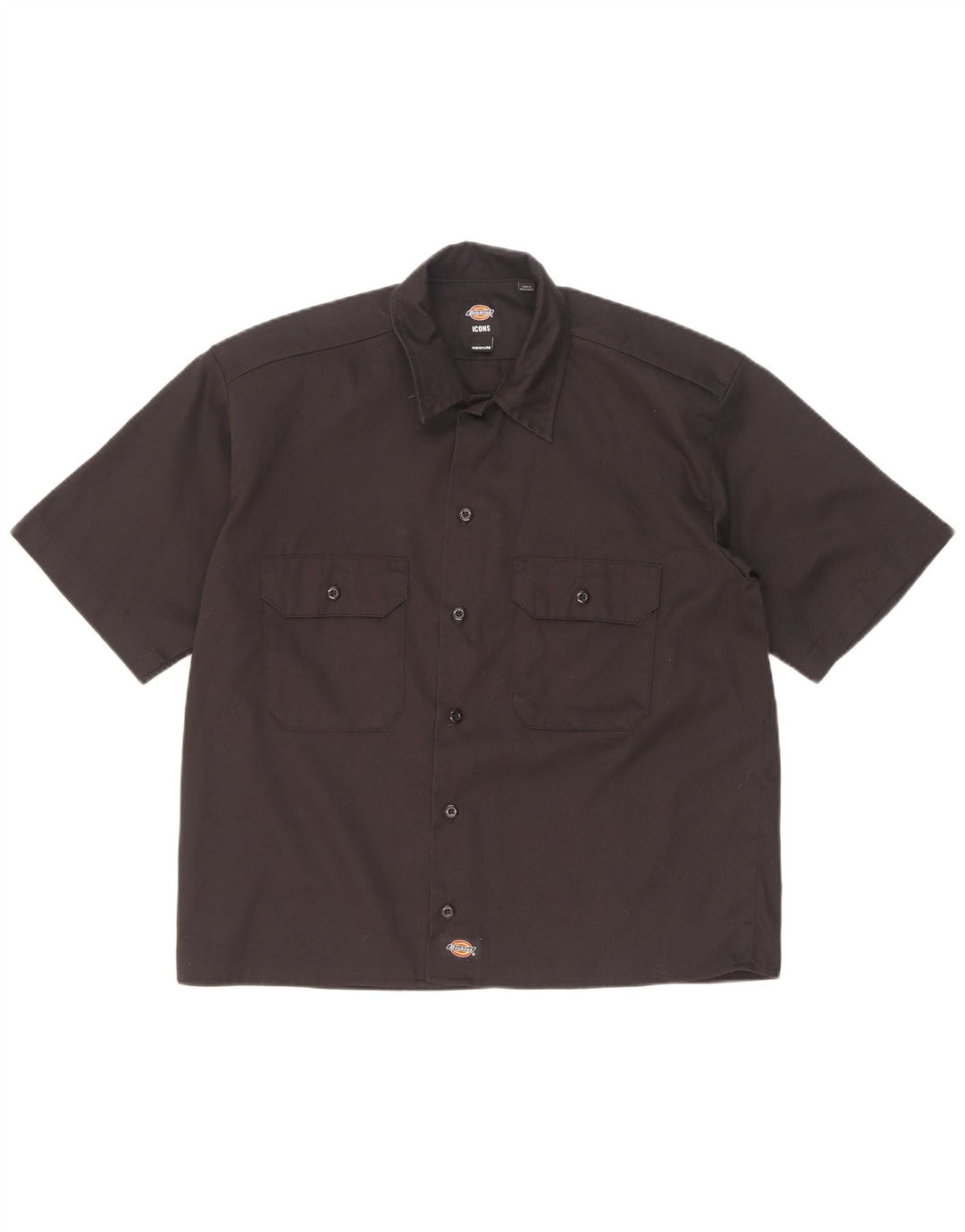 Dickies Kortærmet Herreskjorte Medium Sort Polyester