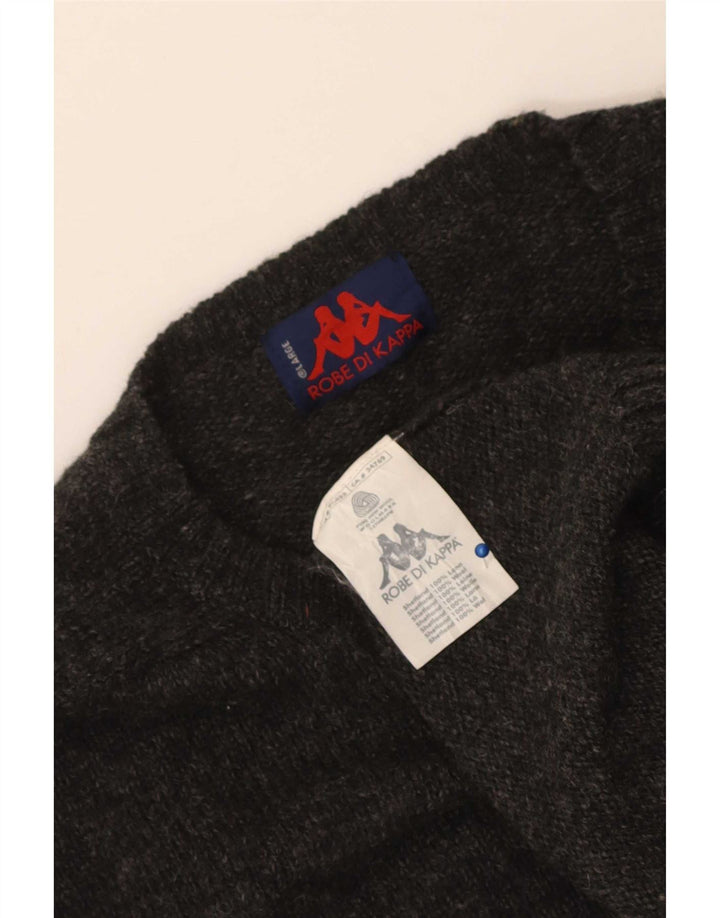 Kappa herre rund hals sweater stor grå uld