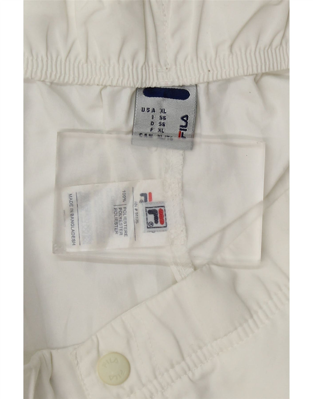 Fila Herre Capri træningsdragt Bukser IT 56 XL Hvid Polyester
