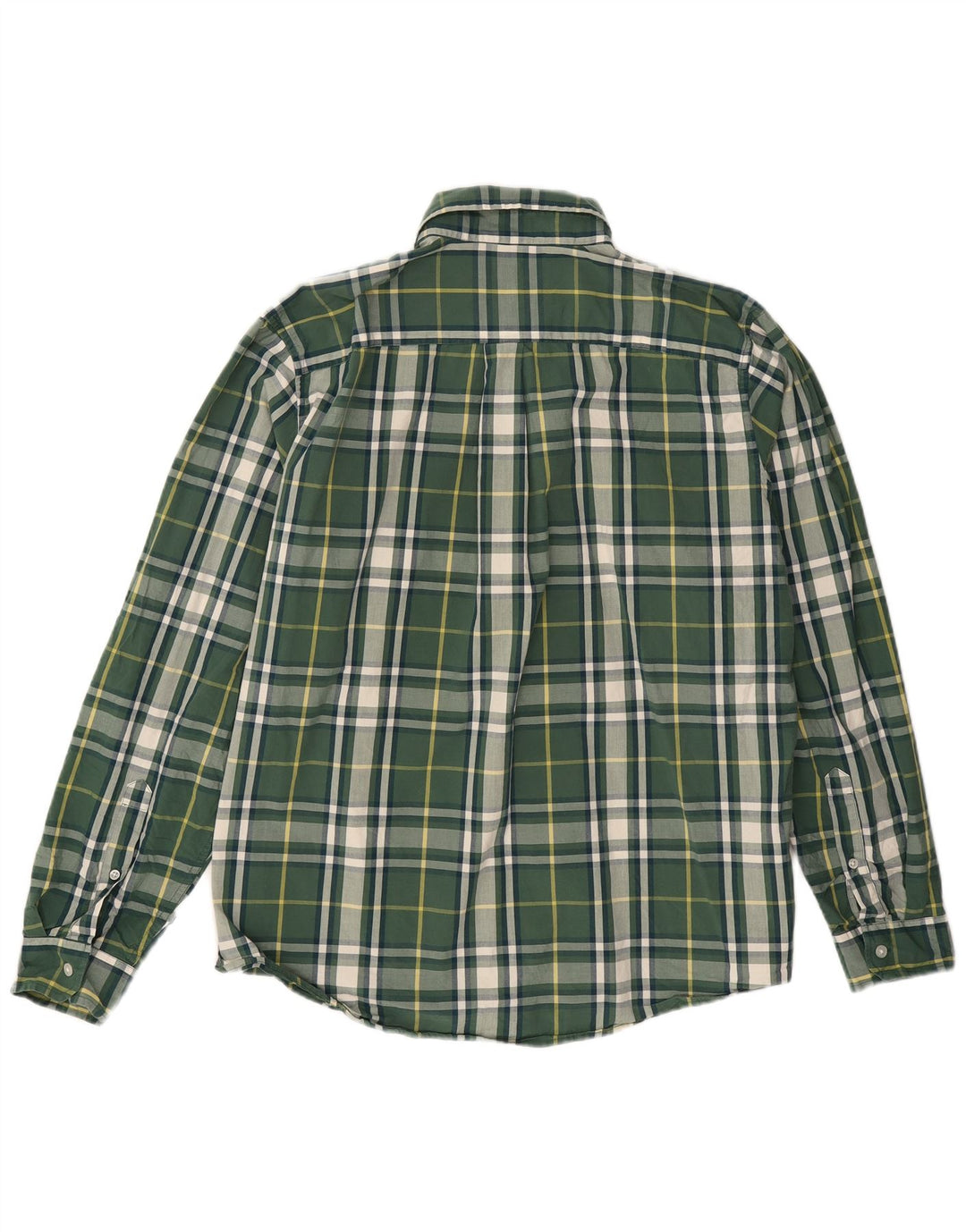 Eddie Bauer Herre Classic Fit skjorte Stor grøn ternet bomuld