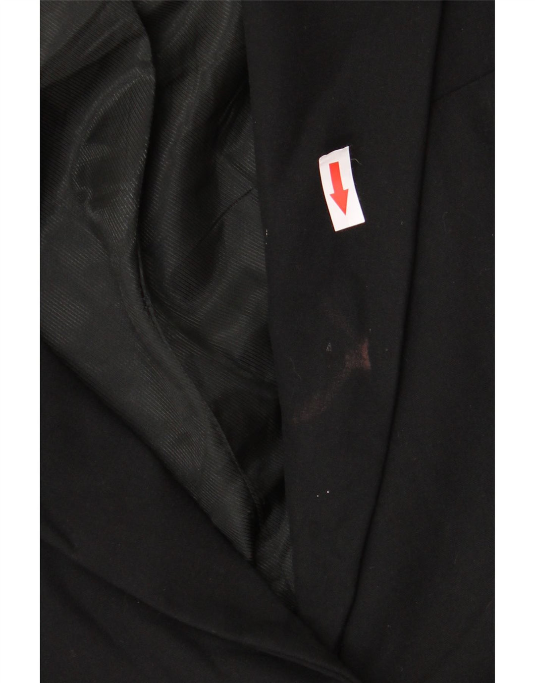 Zara Dame 1 Knap Blazer Jacket UK 14 Medium Sort Polyester