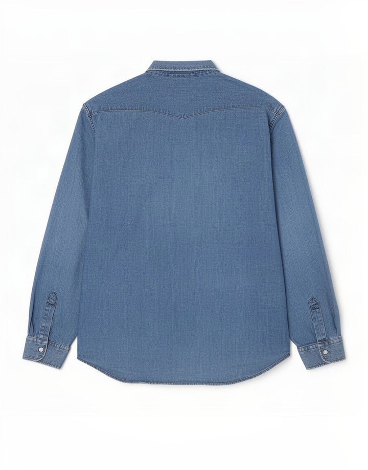 Carrera denimskjorte til mænd 2XL blå bomuld