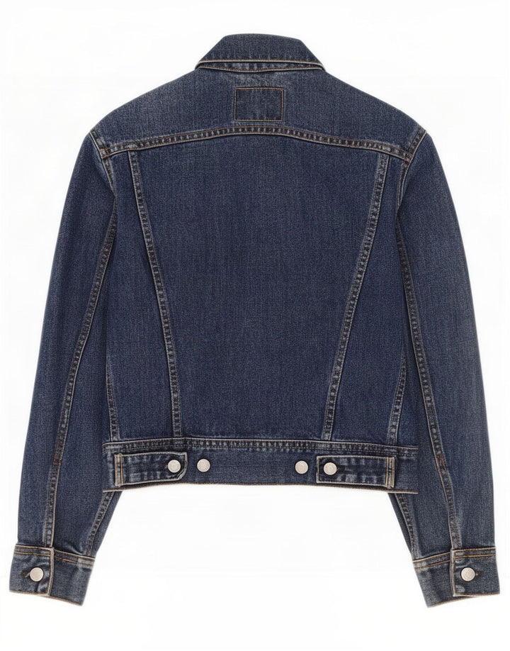 Big Star Dame denimjakke UK 12 Medium Blue Cotton