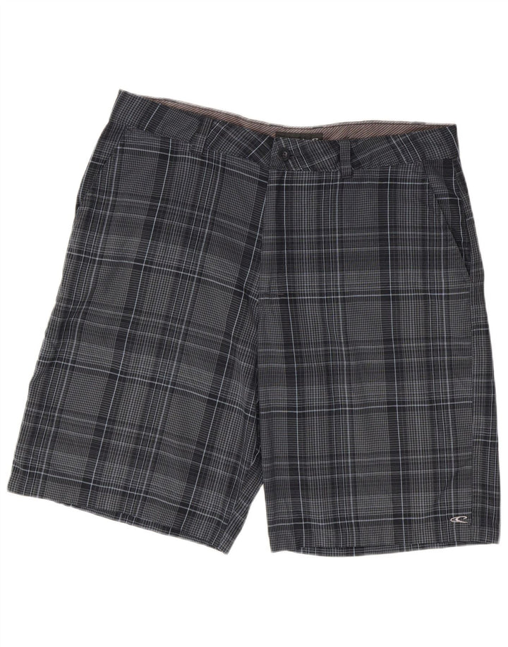 O'Neill Chino Shorts til mænd W38 XL Marineblå Plaid polyester