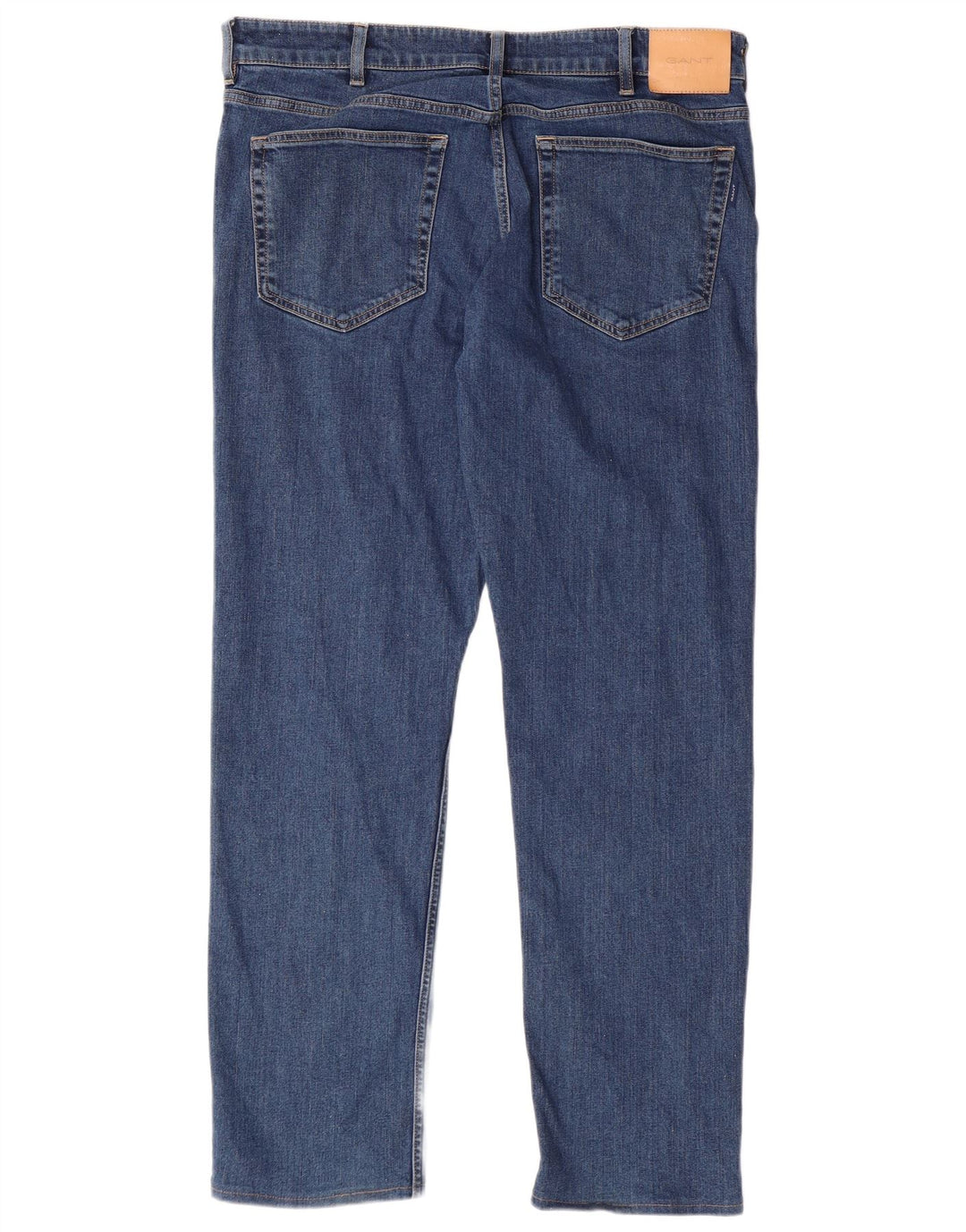 GANT Straight Jeans til mænd W34 L30 Blå Bomuld