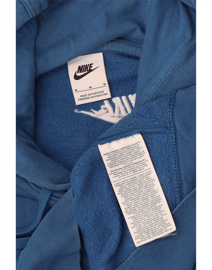 Nike grafisk hættetrøje til mænd mellemblå bomuld
