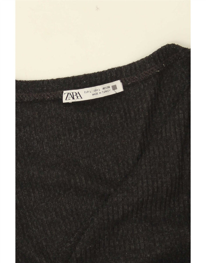 Zara Dame T-Shirt Top UK 14 Large Sort