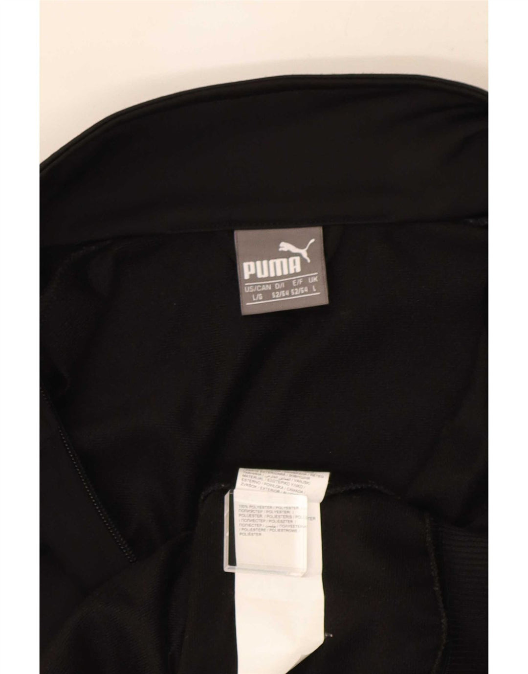 Puma Herre Grafisk Træningsdragt Top Jakke Stor Sort Polyester
