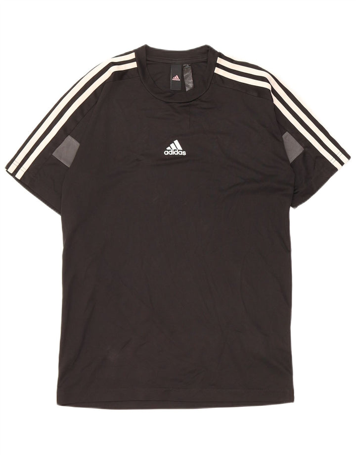 Adidas Herre T-Shirt Top XS Sort Polyester