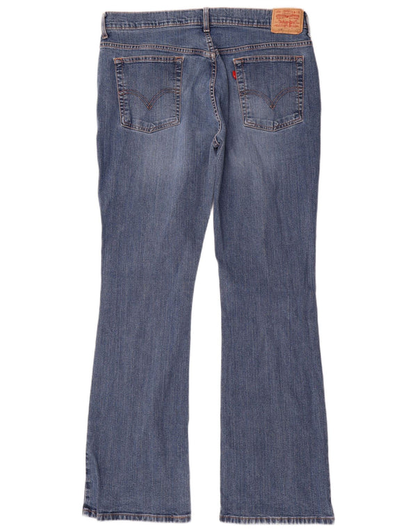 Levi's Dame 515 Nouveau Bootcut Jeans US 16 2XL W36 L33 Blå Bomuld