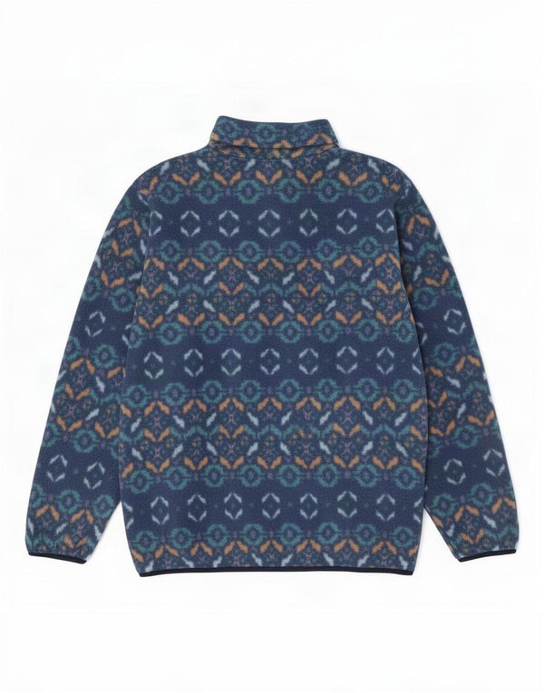 Patagonia Girls Fleece Jumper 13-14 år XL Marineblå Geometrisk