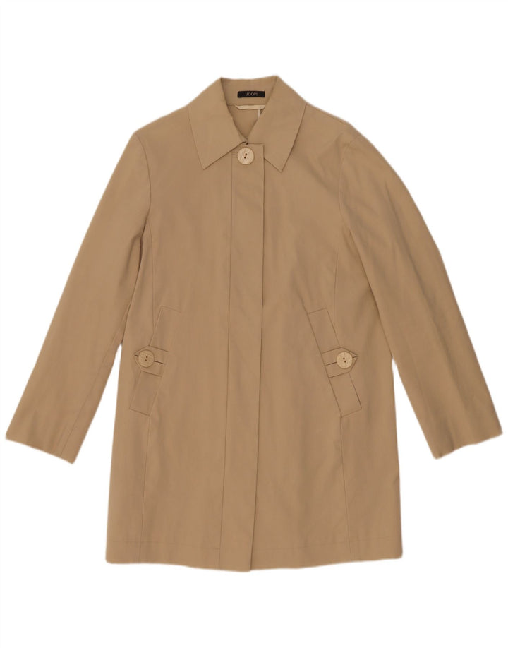 Joop Dame Overfrakke EU 36 Lille Beige Bomuld