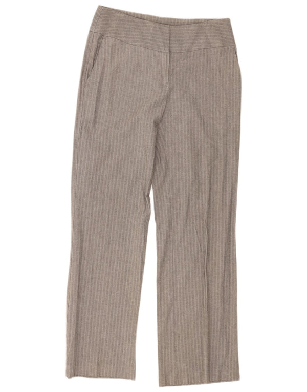Marks & Spencer Chinobukser til kvinder UK 10 Small W30 L32 Grå nålestribe
