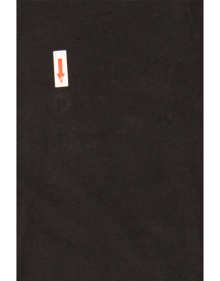 Rip Curl Herre Standard Fit Grafisk T-Shirt Top Stor Sort