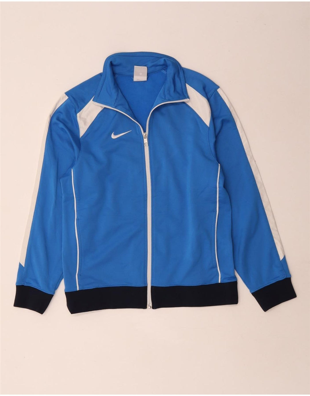 Nike Træningsdragt Topjakke til drenge 12-13 år Large Blue Colourblock Polyester