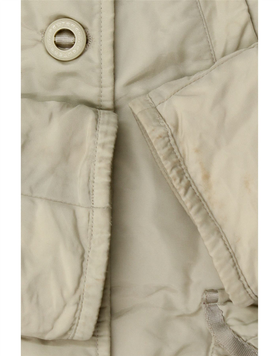 PEUTEREY Pige Hooded Utility Jacket 9-10 Years Large Off White Polyamid
