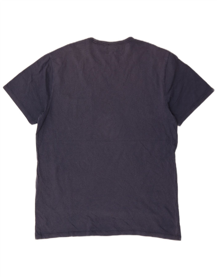 Levi's Herre T-shirt Top Stor marineblå bomuld