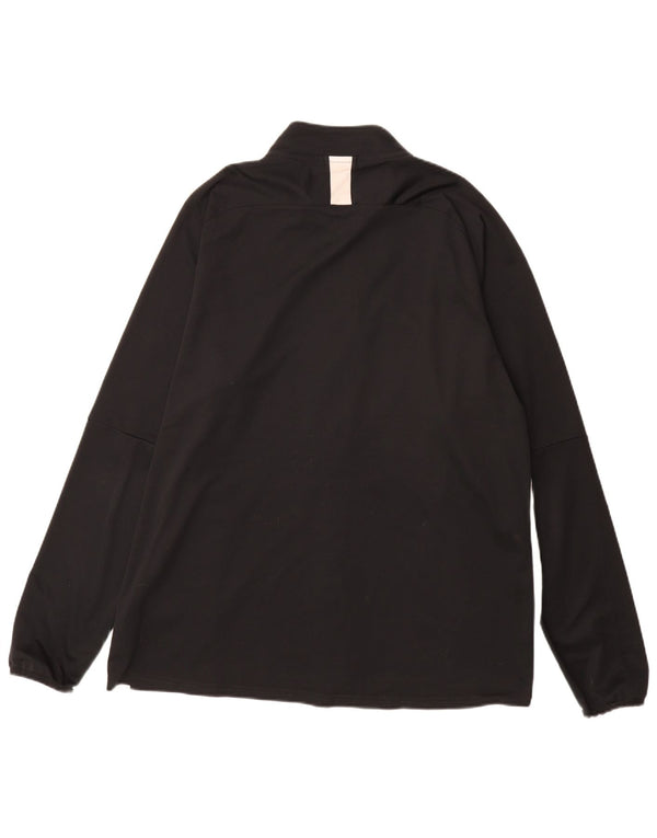 Nike Herre Dri Fit træningsdragt topjakke 2XL sort polyester