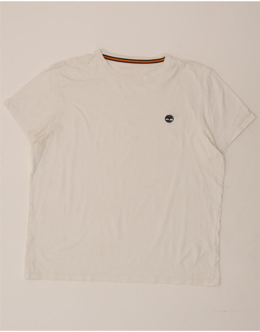 Timberland Herre Slim Fit T-Shirt Top 2XL Hvid