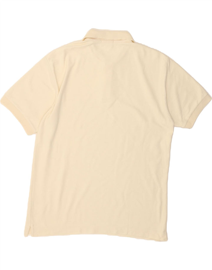 FILA Mens Polo Shirt IT 48 Medium Beige Vintage Fila and Second-Hand Fila from Messina Hembry 