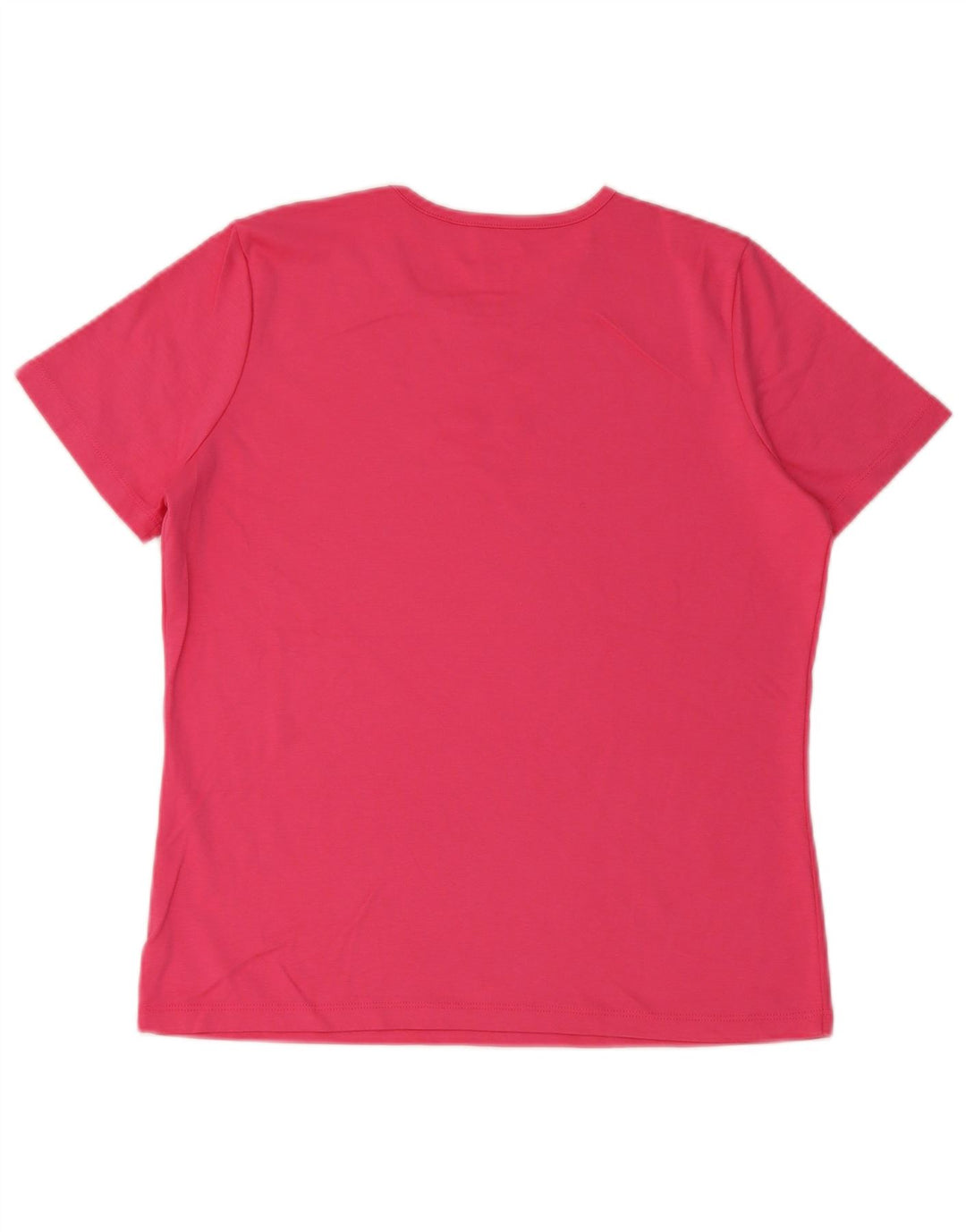 L.L.Bean T-shirt top til kvinder UK 14 Medium Pink Bomuld