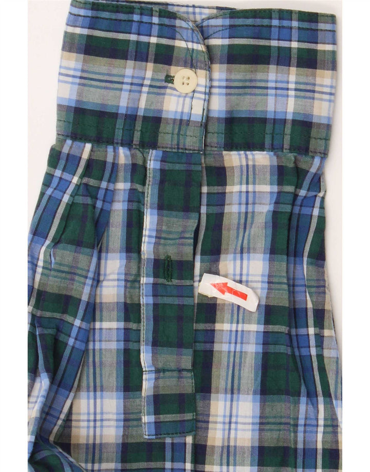 Chaps Herre Easy Care skjorte 2XL blå ternet bomuld