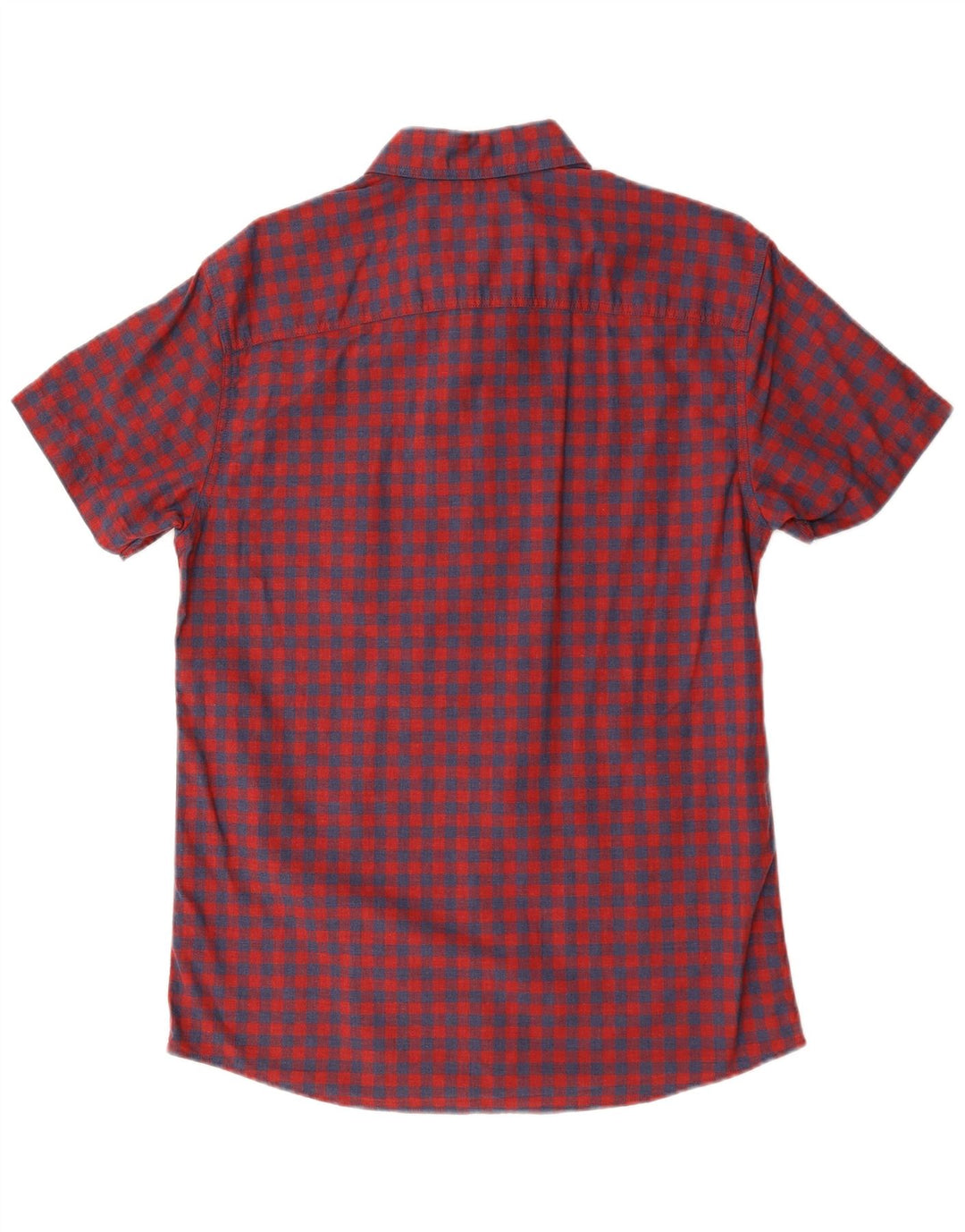 Jack & Jones Kortærmet Herreskjorte Stor rød Gingham Bomuld