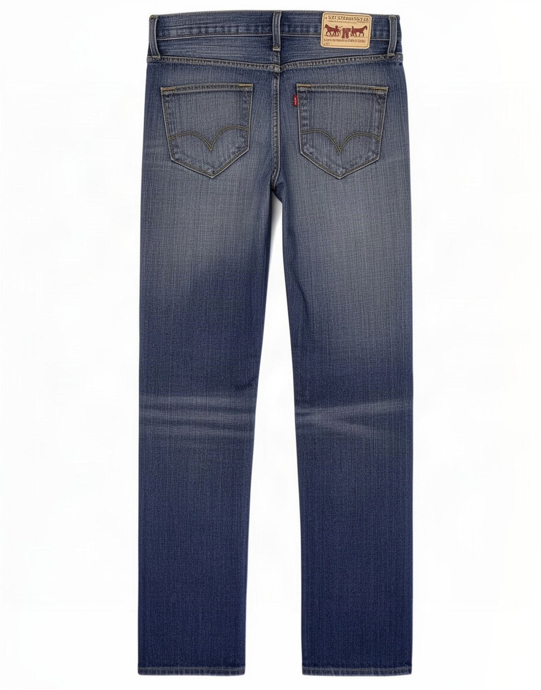 Levi's Straight Jeans til mænd W33 L32 blå bomuld