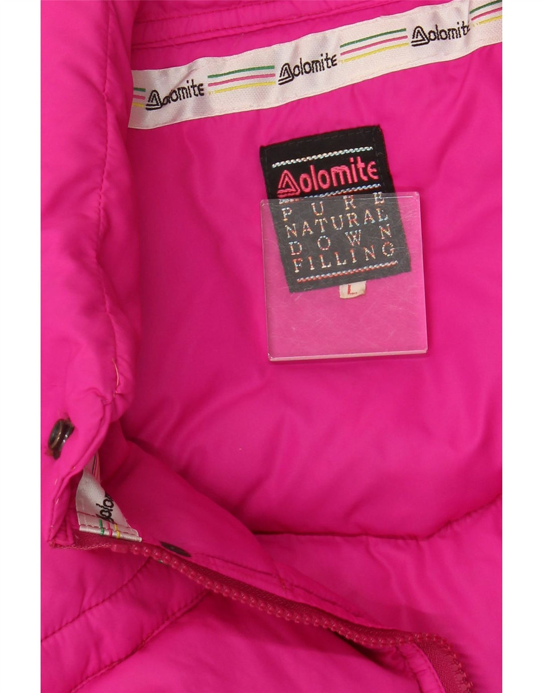 DOLOMITE Womens Oversized Polstret Gilet UK 16 Large Pink