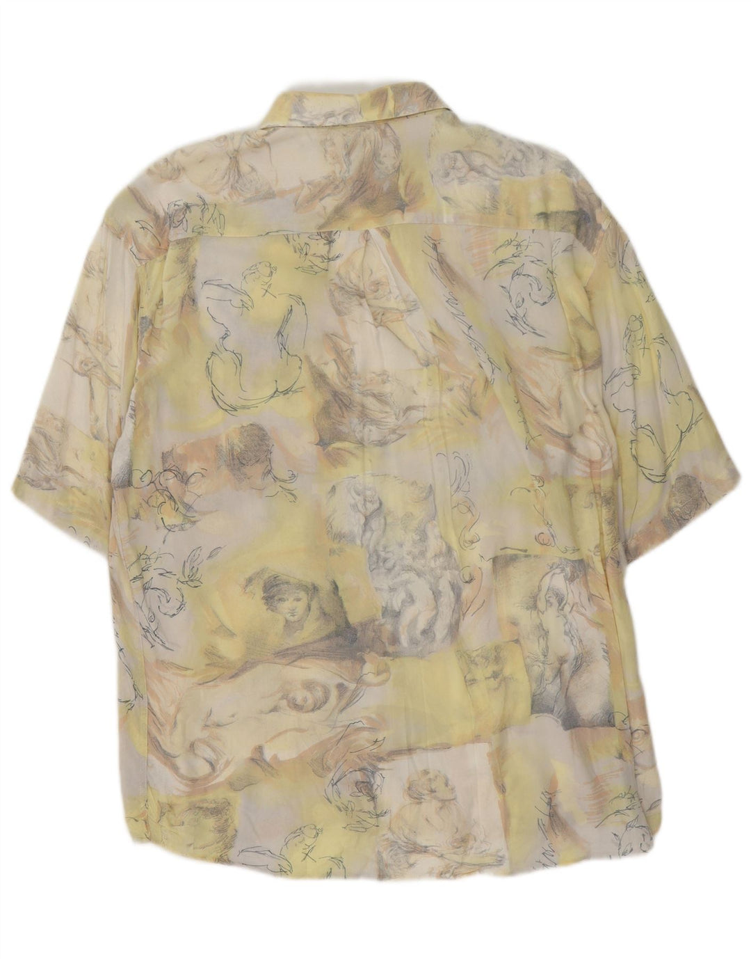 MAC FASHION Kortærmet skjorte til mænd Medium Flerfarvet Patchwork Viscose